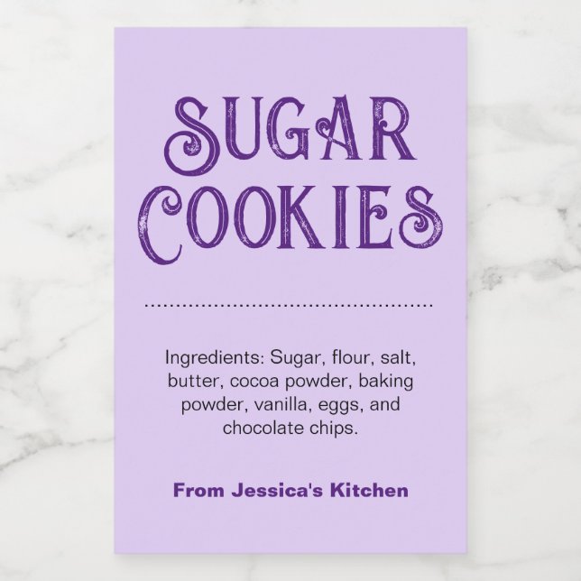 Rótulo Para Comida Customize Homemade label HM001_27rdv2 (Rótulo Único)