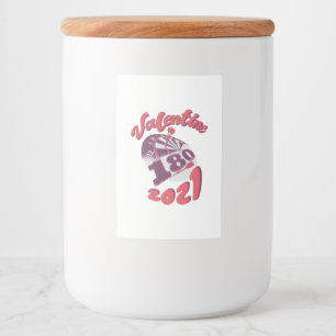 Rótulo Para Comida Darts é meu Namorados 2021