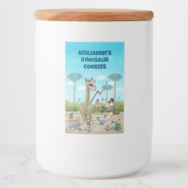 Rótulo Para Comida Dinossauros atendem à idade da pedra