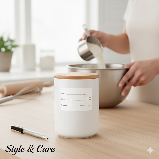 Rótulo Para Comida Dissolvable Food Labels for Home and Kitchen (Dissolvable Food Labels for Home and Kitchen)