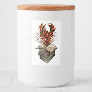 Rótulo Para Comida Dos Livros