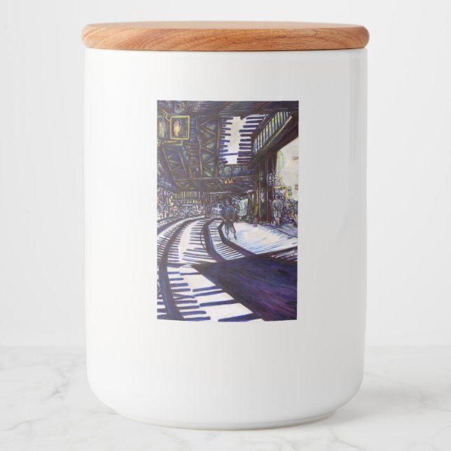 Rótulo Para Comida Dusting the Piano (Frente)