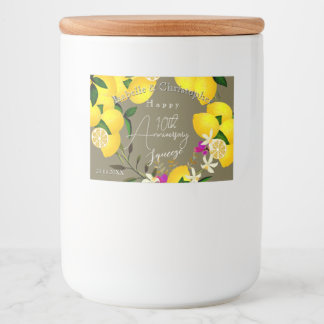 Rótulo Para Comida Espremedor de limão 