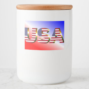 RÓTULO PARA COMIDA EUA