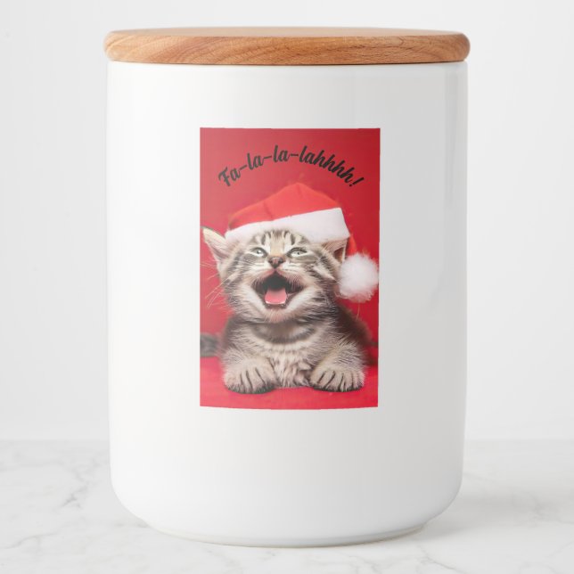 Rótulo Para Comida Fa-la-la-lalahhh! (Frente)