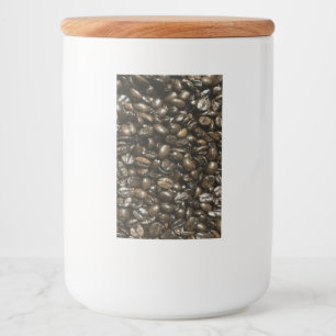 Rótulo Para Comida Feijões de café