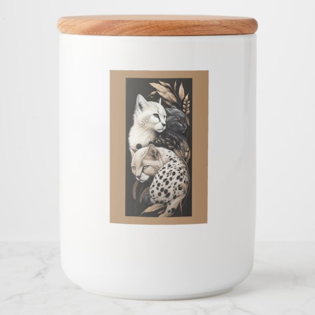 RÓTULO PARA COMIDA FELINE FINEST #1 (Frente)