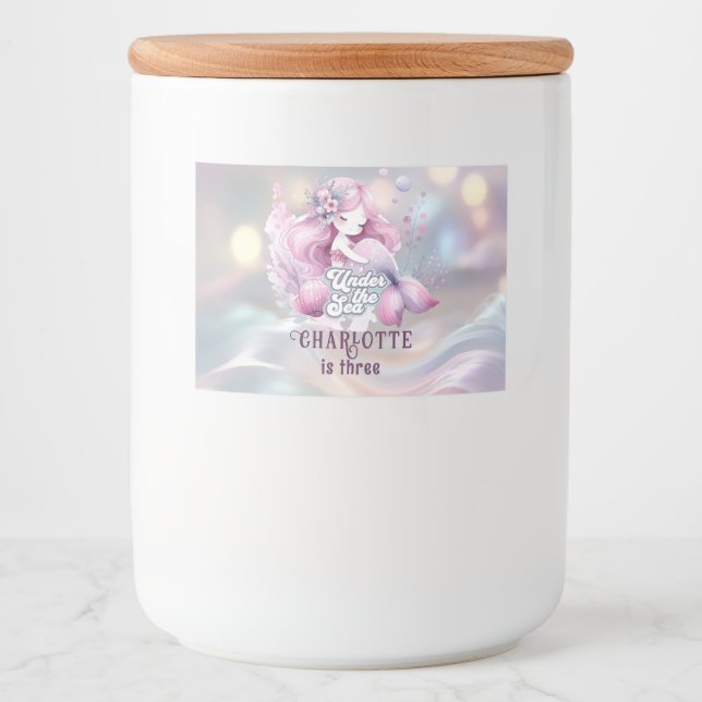 Rótulo Para Comida Festa de aniversário Mágica para Crianças de Serei (Frente)