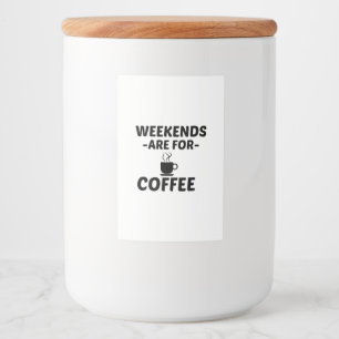 RÓTULO PARA COMIDA FIM DE SEMANA DO CAFÉ