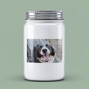 Rótulo Para Comida Foto Personalizada Com Nome do Seu Cachorro na Ima