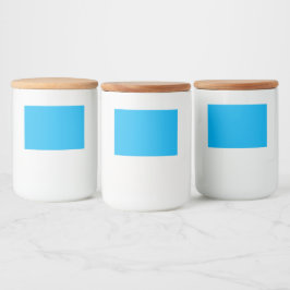 Rótulo Para Comida Fundo azul brilhante sólido com uma textura sutil
