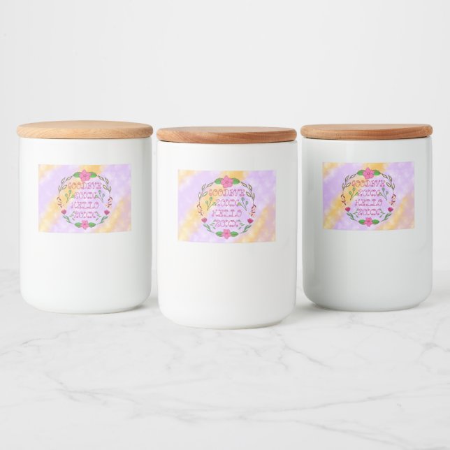 RÓTULO PARA COMIDA GOODBYE 20XX OLÁ 20XX (Garrafas)