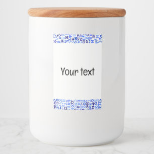 Rótulo Para Comida Grego