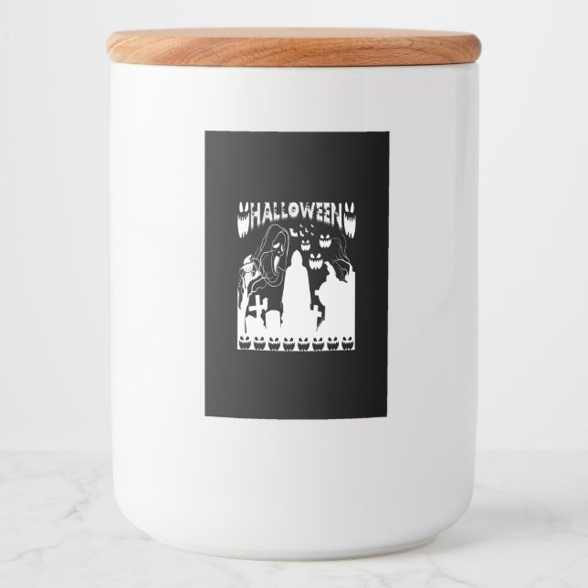 Rótulo Para Comida Halloween The Children Of The Night (Frente)
