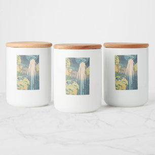 Rótulo Para Comida Hokusai Amida cai na cachoeira do Japão