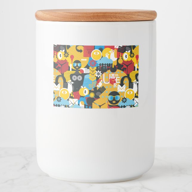 Rótulo Para Comida Hora de Verão (Frente)