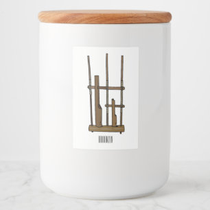 Rótulo Para Comida Imagem de desenhos angklung