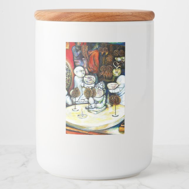 Rótulo Para Comida Inabalável pelo desafio (Frente)