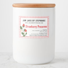 Rótulo Para Comida Indústria Caseira Requer Preservativos de Frutas T