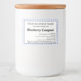 Rótulo Para Comida Ingredientes e Alergênicos da Lei da Casa Atualiza