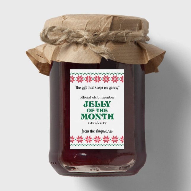 Rótulo Para Comida Jelly of the Month Club Jam Labels (Criador carregado)