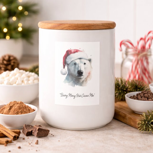 Rótulo Para Comida Jingle Bear Joy, personalizado (Criador carregado)