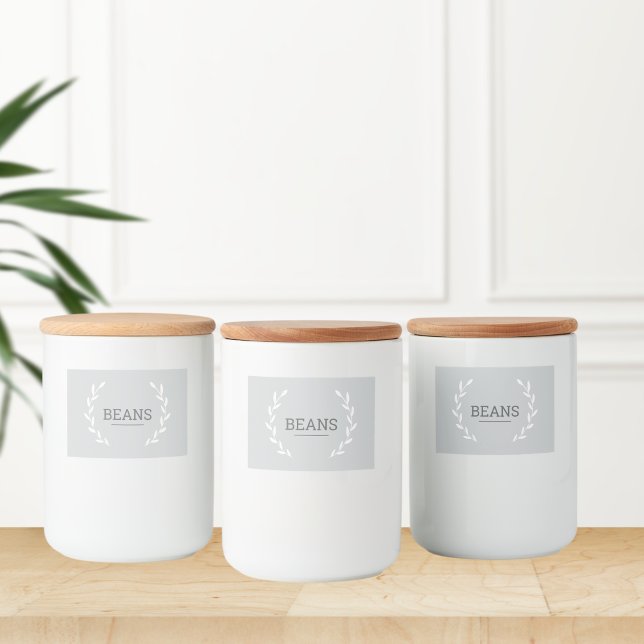 Rótulo Para Comida Labels for jars and containers, Aesthetic design  (Criador carregado)