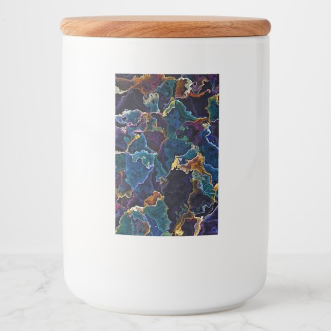 Rótulo Para Comida Lamas De Óleo (Frente)