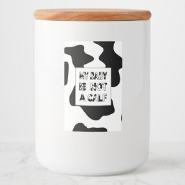 Rótulo Para Comida Leite de vaca