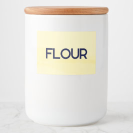 Rótulo Para Comida Lemon Chiffon Watercolor