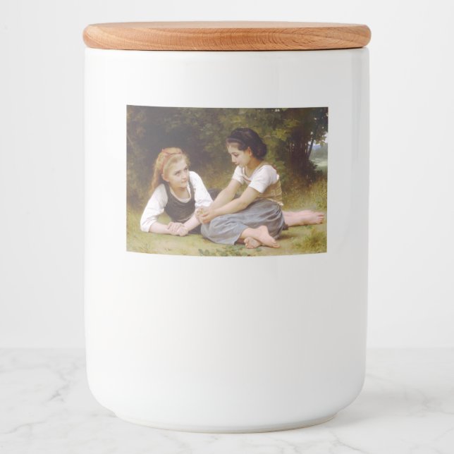 Rótulo Para Comida Les Noisettes: Jovens Colecionando avelãs (Frente)