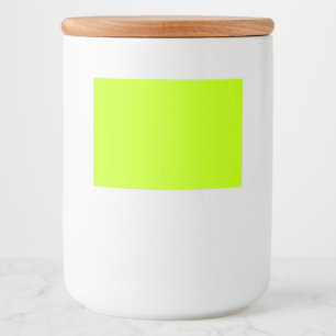 Rótulo Para Comida Limão amargo (cor sólida)