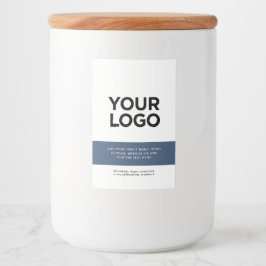 Rótulo Para Comida Logotipo Corporativo Personalizado Texto Empresari