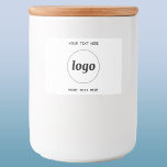 Rótulo Para Comida Logotipo simples com Promocional para empresa de t<br><div class="desc">Adicione seu próprio logotipo e escolha de texto a este design. Remova o texto superior ou inferior,  se preferir. Minimalista e profissional para melhorar sua marca.</div>