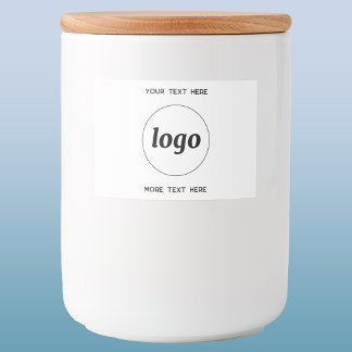 Rótulo Para Comida Logotipo simples com Promocional para empresa de t