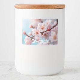 Rótulo Para Comida Magia Flor de Rosa