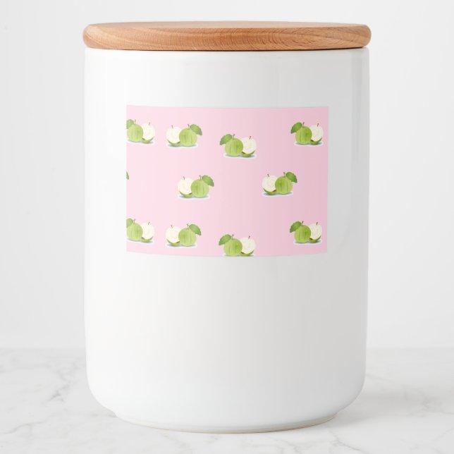 Rótulo Para Comida Mandioca a rosa (Frente)