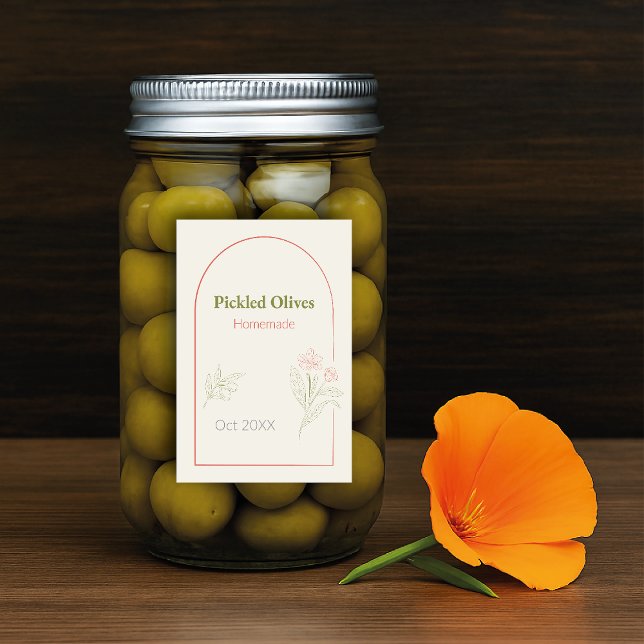 Rótulo Para Comida Mediterranean & Elegant (Criador carregado)