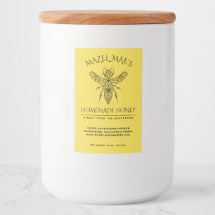 Rótulo Para Comida Mel caseiro personalizado