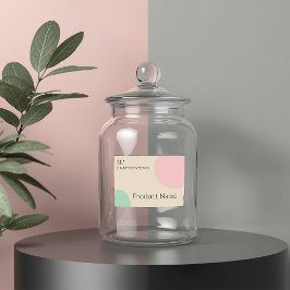Rótulo Para Comida Minimalist Pastel Branding Design