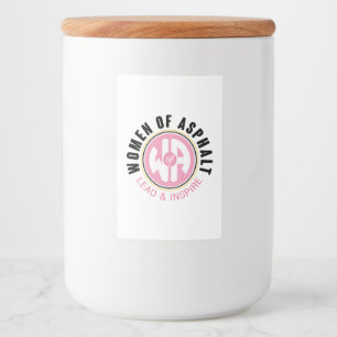 Rótulo Para Comida Mulheres de Comidas e bebidas de asfalto