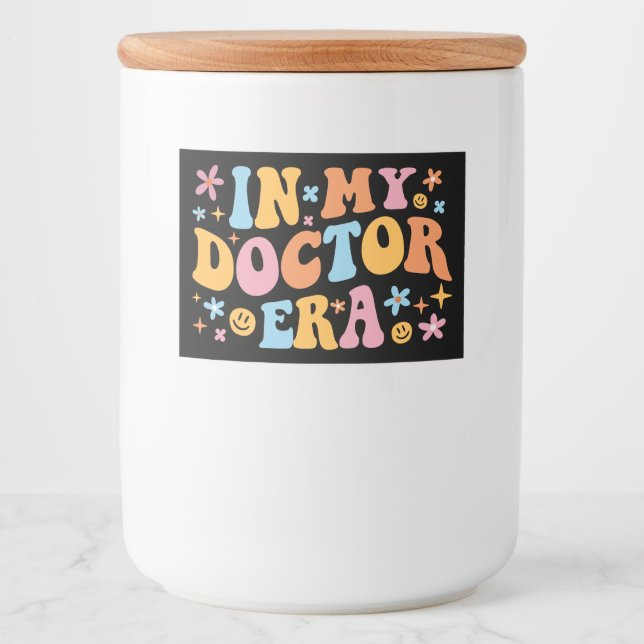 Rótulo Para Comida Na Era Do Meu Médico (Frente)