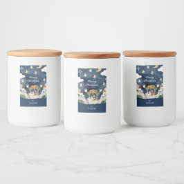 Rótulo Para Comida Natal Negra Africano Americano