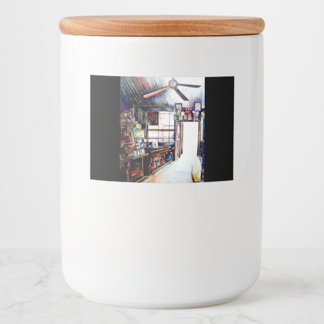 Rótulo Para Comida O amor não é uma parede, é uma ponte (Frente)