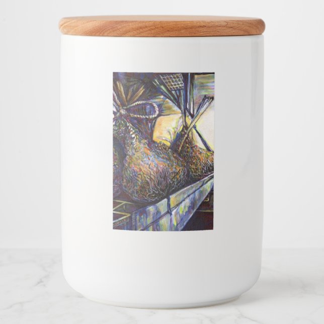 Rótulo Para Comida O destino da vida ferida (Frente)