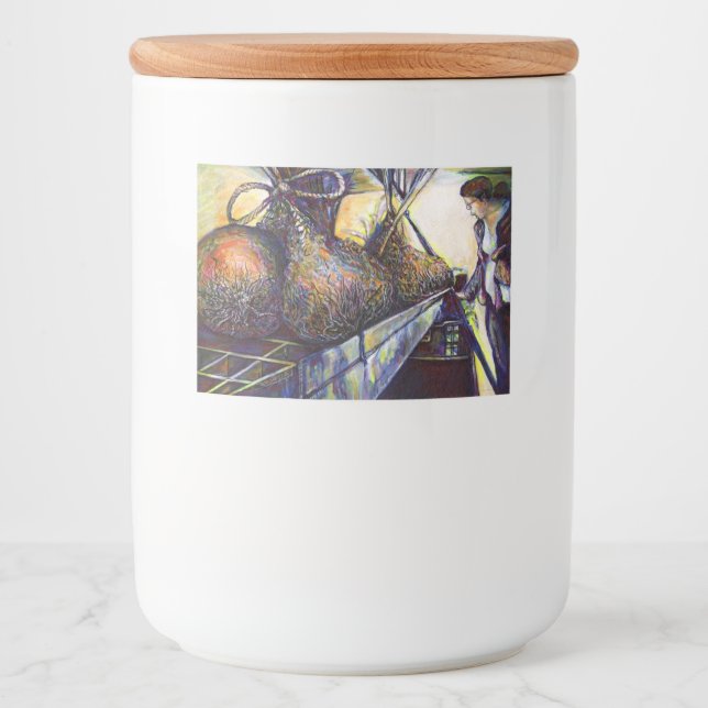 Rótulo Para Comida O destino da vida ferida (Frente)