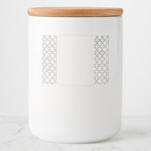 Rótulo Para Comida Ornamento Arabe Elegante