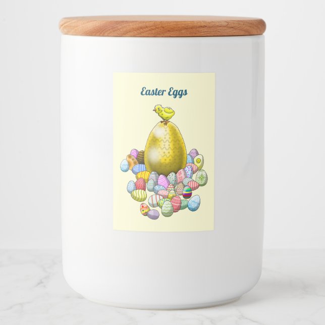 Rótulo Para Comida Ovos de Páscoa (Frente)
