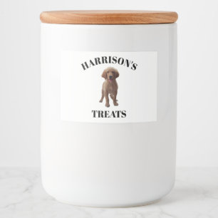 Rótulo Para Comida Personalizar Cachorro Personalizado, Tratamentos d