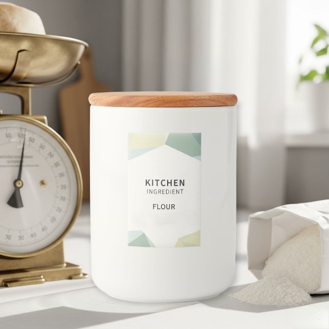Rótulo Para Comida  Personalized Simple Design Pantry Labels Minimal (Criador carregado)